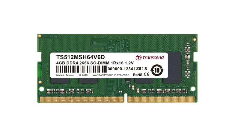 Transcend, 4 GB DDR4 2666 SO-DIMM