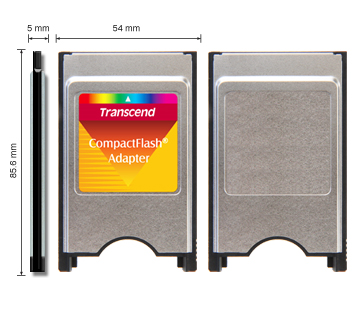 Transcend CompactFlash PCMCIA Adapter