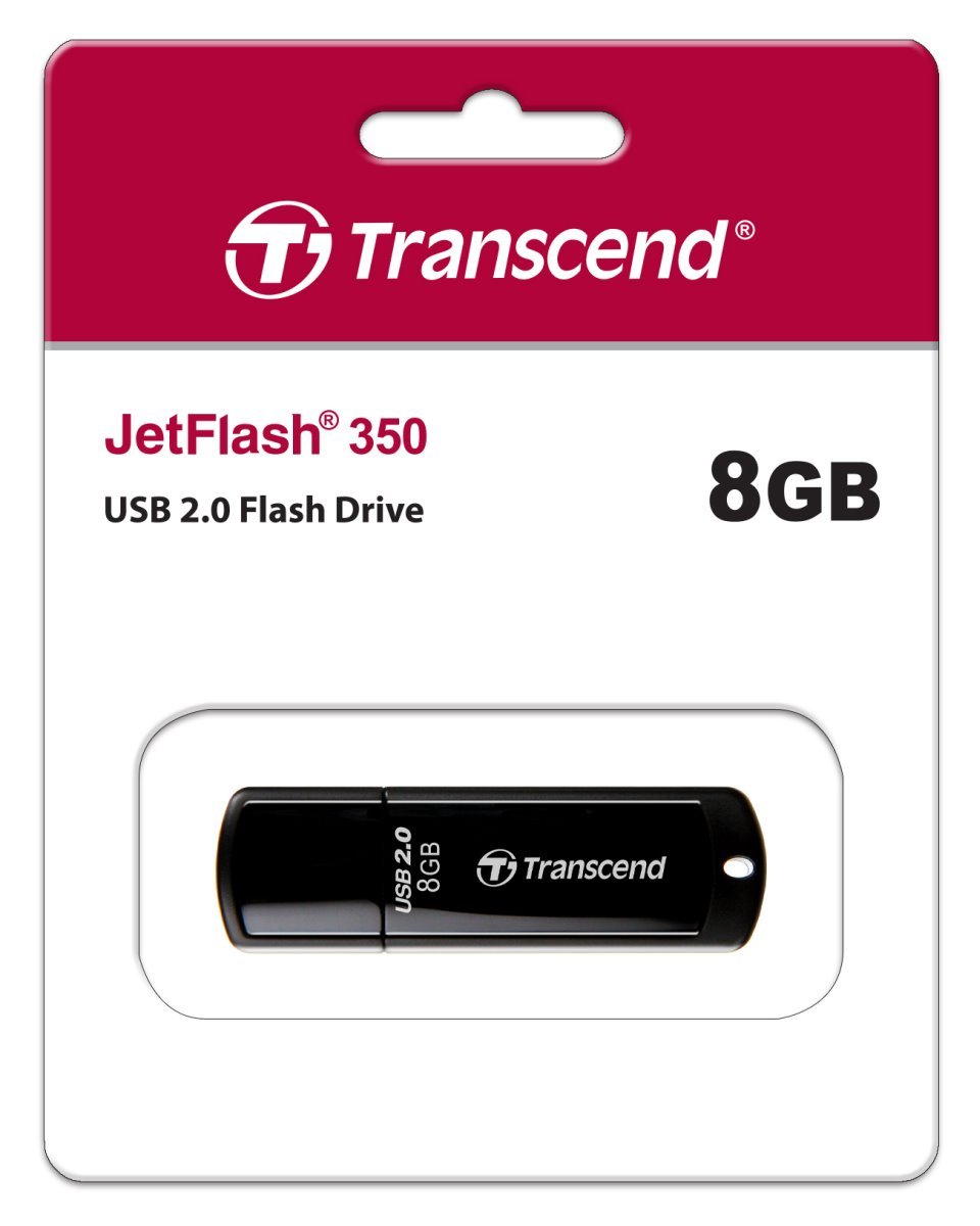 Transcend JetFlash 350 8GB (TS8GJF350) TSBOHEMIA.CZ