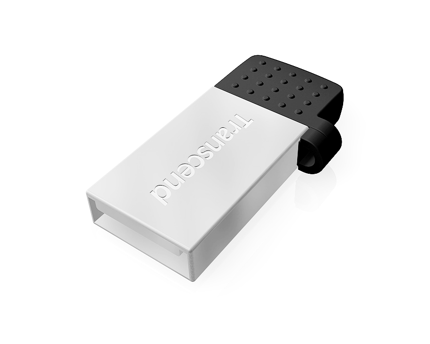 Transcend JetFlash 380 32GB OTG stříbrný