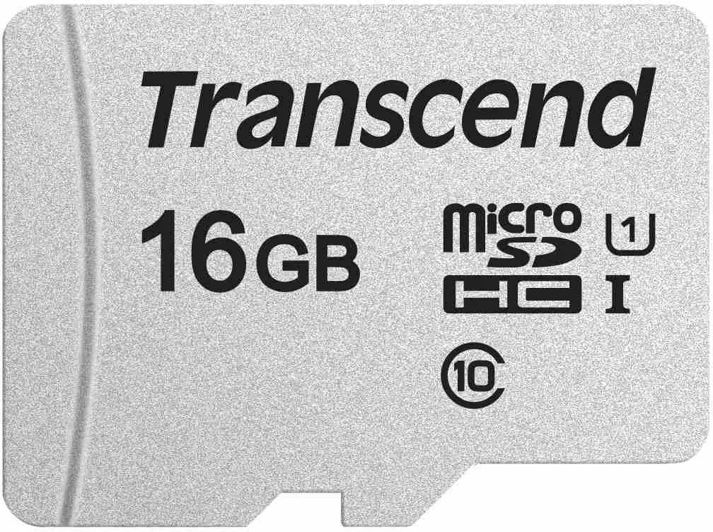 Transcend microSDHC 300S, 16GB
