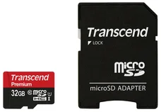 Transcend microSDHC 32GB Class10 UHS-I Premium + adaptér TS32GUSDU1 - Digitální foto - příslušenství