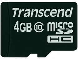 Transcend microSDHC, 4GB