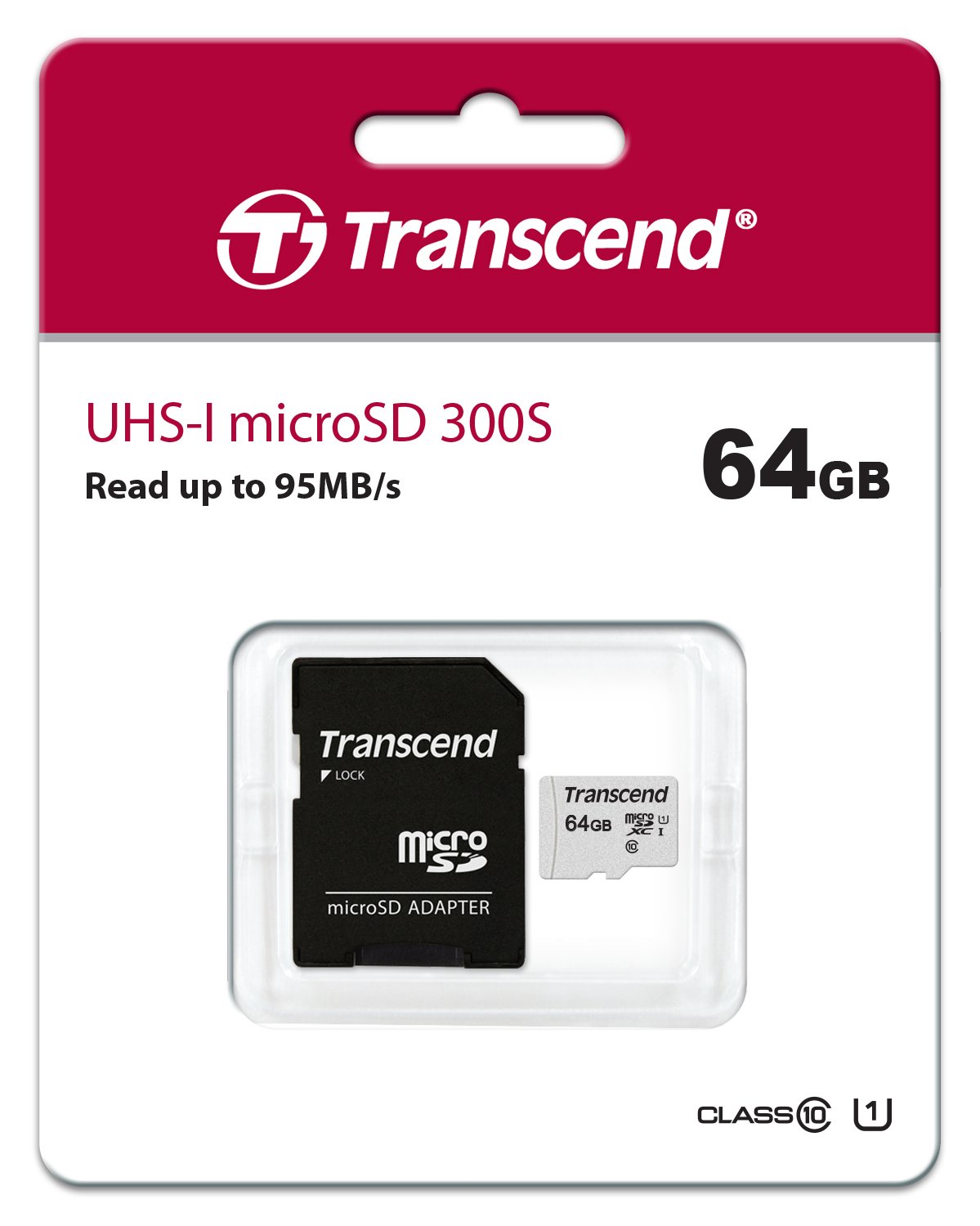 Transcend microSDXC 300S, 64GB