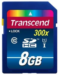 Transcend SDHC 8GB UHS-I 400x Premium (TS8GSDU1) - Digitální foto - příslušenství