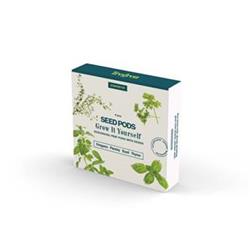 Tregren Starter Kit, startovací balíček pro chytrý květináč, 4x Seedpods SEEDPOD98 - Chytré květináče