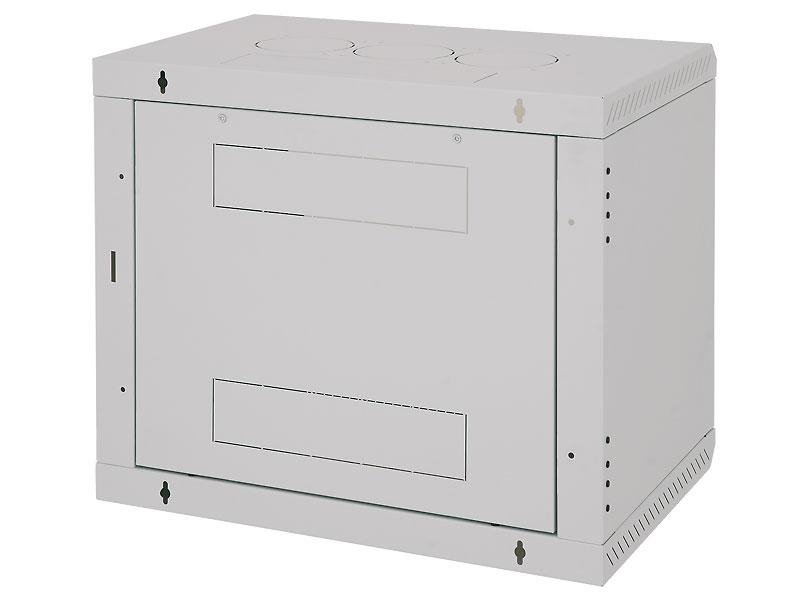 Triton 19" rozvaděč jednodílný 18U/600mm celoskleněné dveře, s otvory pro ventilátory