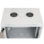 Triton 19" rozvaděč jednodílný 18U/600mm celoskleněné dveře, s otvory pro ventilátory