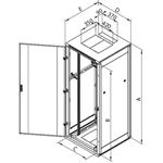TRITON 19" stojanový rozvaděč 42U/800x1200