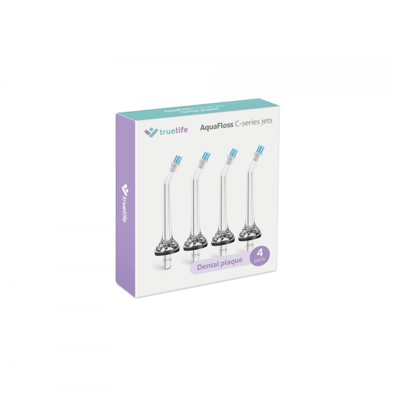 TrueLife AquaFloss Compact C300 Dental Plaque tryska, 4ks