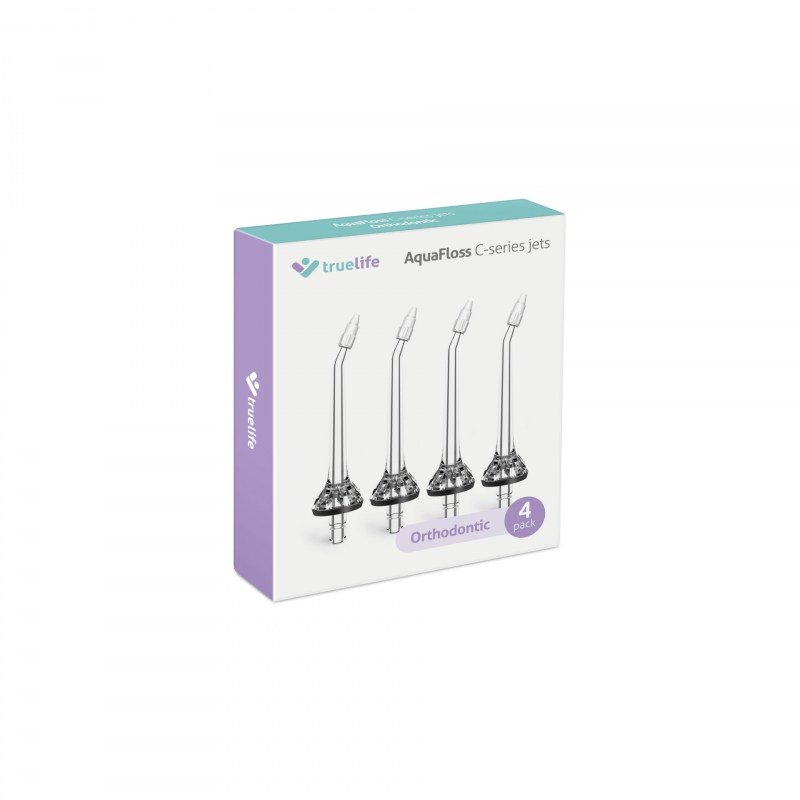 TrueLife AquaFloss Compact C300 Orthodontic tryska, 4ks
