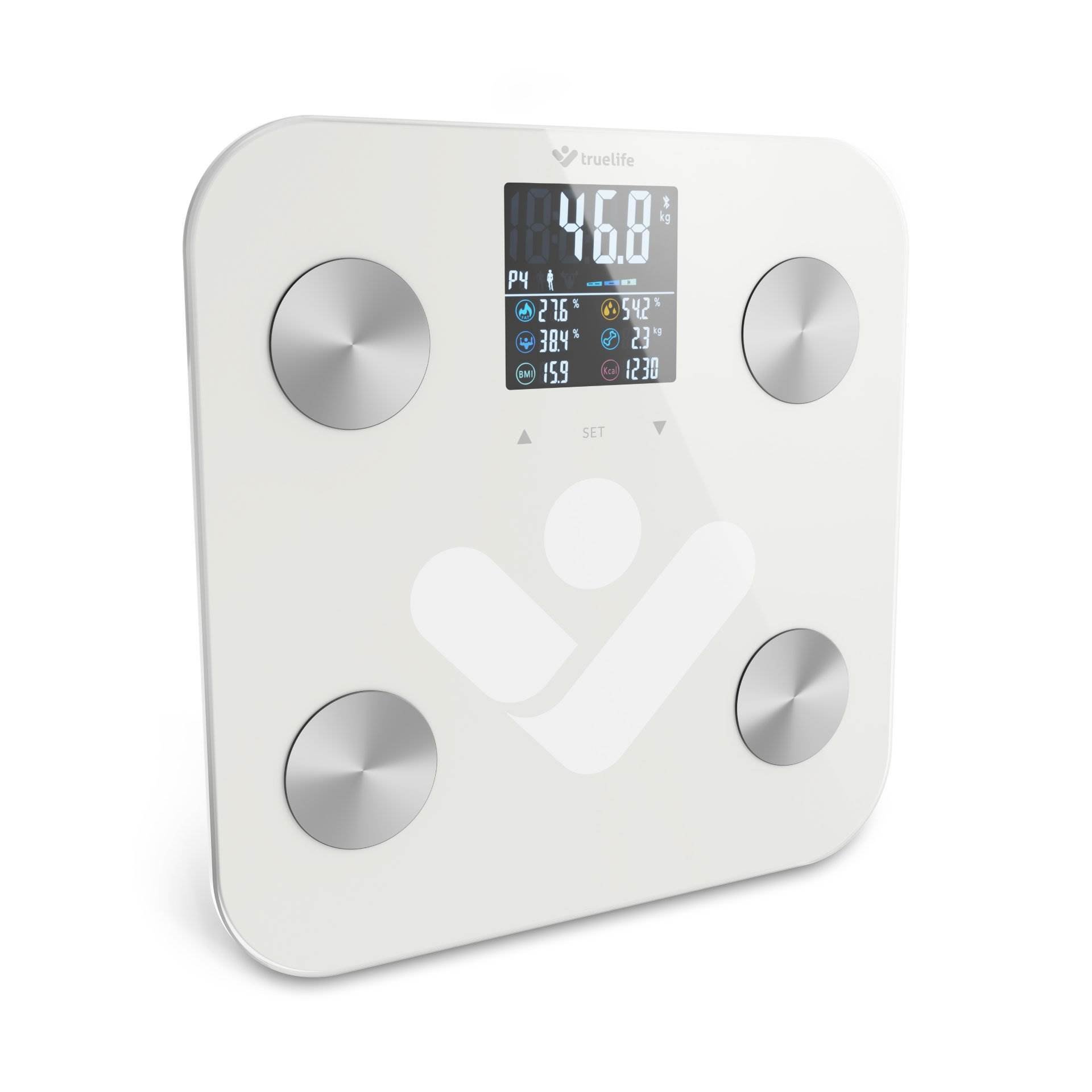 TrueLife FitScale W6 BT, biela