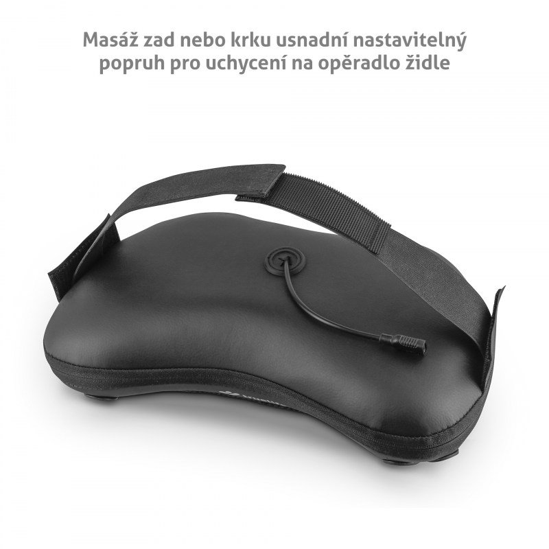 TrueLife RelaxBack B3 Charge - masážny vankúš s dobíjacou batériou