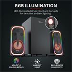 Trust GXT 635 Rumax Multiplatform RGB 2.1 Speaker Set