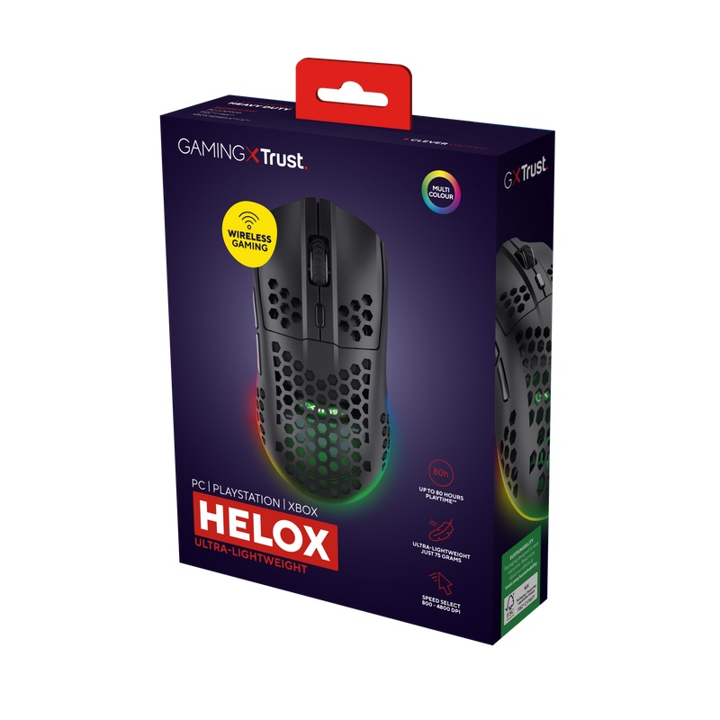 Trust GXT 929 Helox, černá
