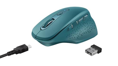 Trust Ozaa Rechargeable Wireless Mouse, modrá 24034
