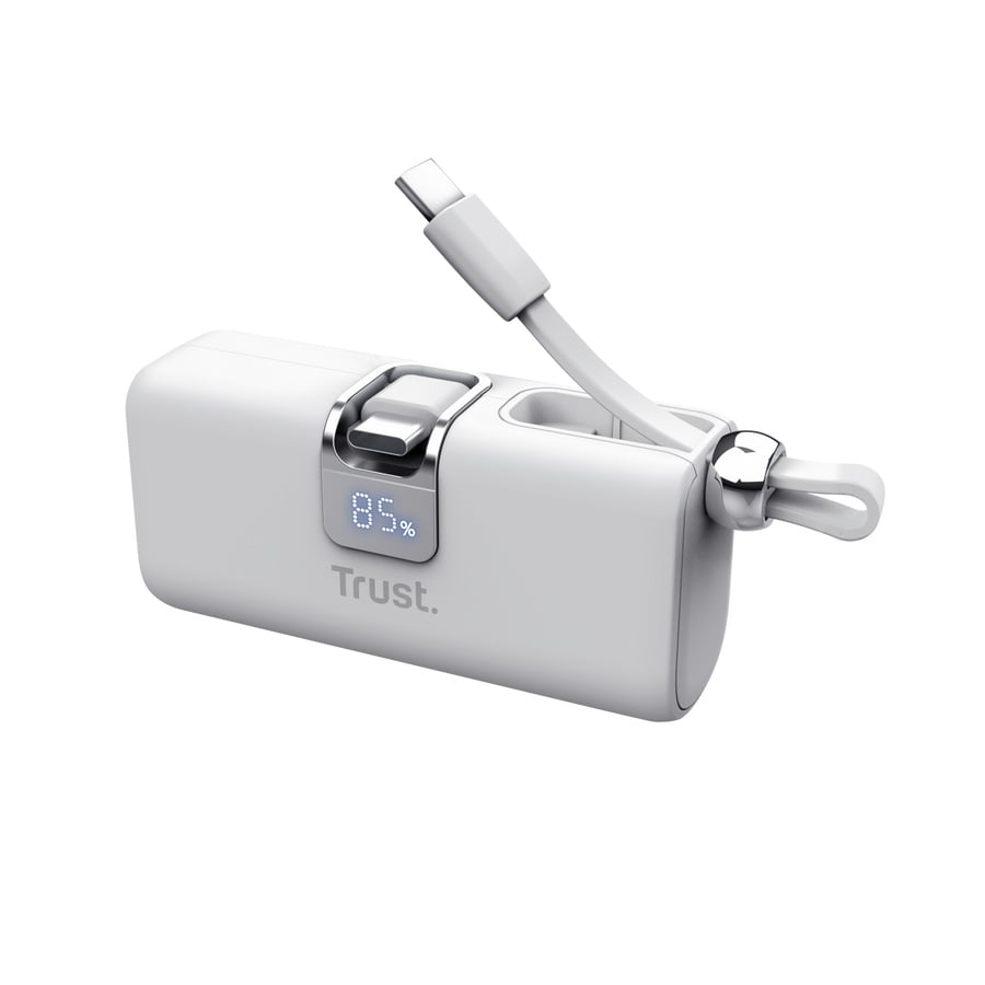 Trust Pacto (5000 mAh) biela