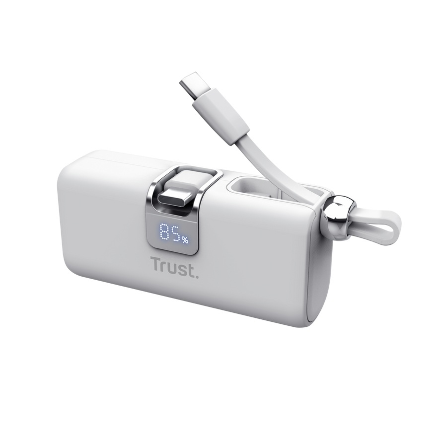 Trust Pacto (5000 mAh) bílá