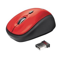 Trust Yvi Wireless Mouse, červená 19522 - Myši