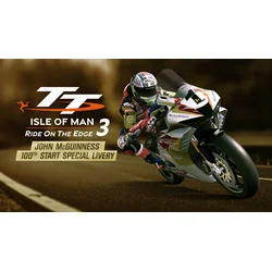 TT Isle Of Man 3 John McGuinness 100th Start Special Livery