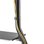 TV stojan Trolley 100", pojízdný, 1000x600