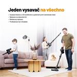Tyčový vysávač Lauben 2v1 Pet Plus 400BC - tyčový vysávač 2v1