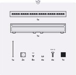Ubiquiti Ethernet Surge Protection Panel 24 - Přepěťová ochrana do racku, pro 24 zařízení, 10GbE, PoE++, 20kA