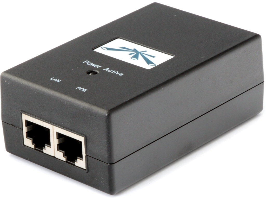 Ubiquiti POE-24, 24V, 1A, 24W, napájací zdroj s integrovaným PoE injektorom POE-24-24W