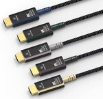 Ultra High Speed HDMI 2.1 optický fiber kábel 8K@60Hz, pozlátený 50 m