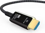 Ultra High Speed HDMI 2.1 optický fiber kábel 8K@60Hz, pozlátený 50 m