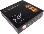 Ultra High Speed HDMI 2.1 optický fiber kábel 8K@60Hz, pozlátený 50 m