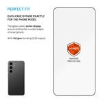 Ultra odolné tvrzené sklo FIXED Armor s Anti-dust aplikátorem a AR vrstvou pro Samsung Galaxy S24/S25, černé