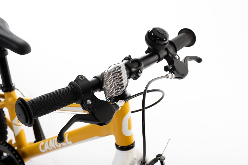 ultraľahký detský bicykel CANULL AIR 16" žltý