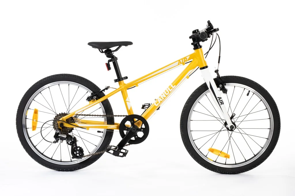 ultraľahký detský bicykel CANULL AIR 20" žltý