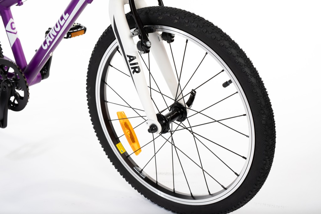 ultralehké dětské kolo CANULL AIR 20" fialová