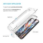 Ultraodolné tvrdené sklo FIXED Armor s aplikátorom proti prachu a vrstvou AR pre Apple iPhone 17 Pro, čierne