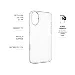 Ultratenký gélový kryt TPU FIXED Story Slim pre Apple iPhone 16 Plus, 0,6 mm, číry