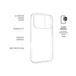 Ultratenký TPU gelový kryt FIXED Story Slim pro Apple iPhone 17 Pro, 0,6 mm, čirý