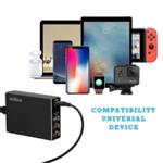 UNIBOS 4 portová 90W QC4+ super nabíjačka