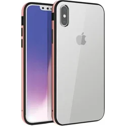 Uniq Hybrid iPhone XS/X Valencia Clear - Blush Gold