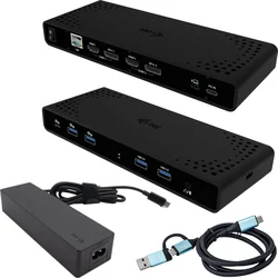 Univerzálna dokovacia stanica i-tec s dvoma 4K displejmi, Power Delivery 85 W + nabíjačka i-tec USB-C 100 W
