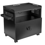 Univerzálna skrinka Ultradesk CRATE, čierna