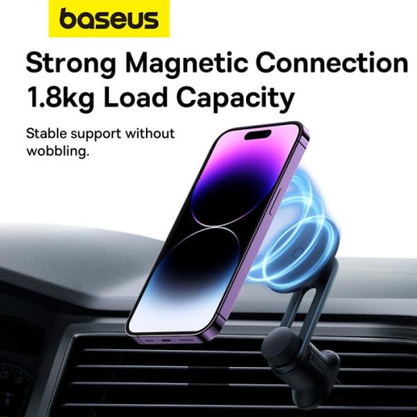 Univerzální magnetický držák do auta Baseus MagPro černý
