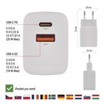 Univerzálny adaptér USB GaN na PD 20 W max.
