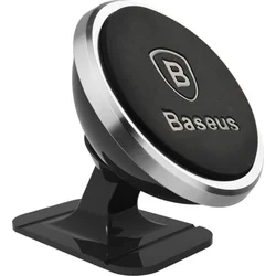Univerzálny magnetický držiak do auta na palubnú dosku Baseus 360 st. strieborný