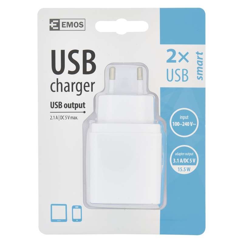 Univerzálny USB adaptér do siete 3,1A (15W) max. 1704011400