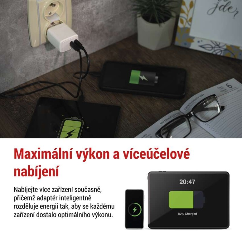 Univerzálny USB adaptér GaN na PD 35 W max.