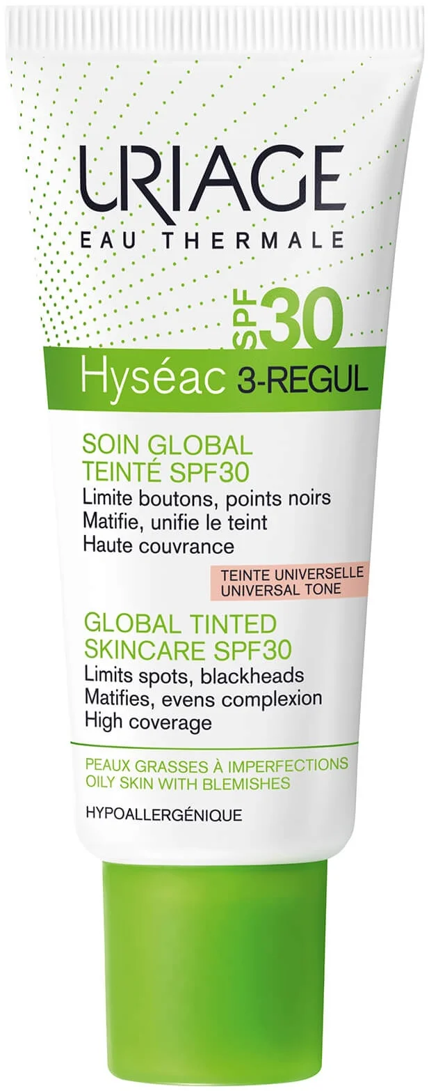 Uriage Hyséac 3-Regul Global Tinted Skincare SPF 30 40ml 3661434005534