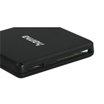 USB 3.0 čítačka viacerých typov kariet, SD/microSD/CF, čierna