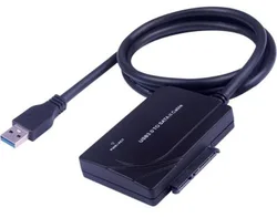 USB 3.0 - SATA 3.0 adaptér s káblom, napájací adaptér ku3ides